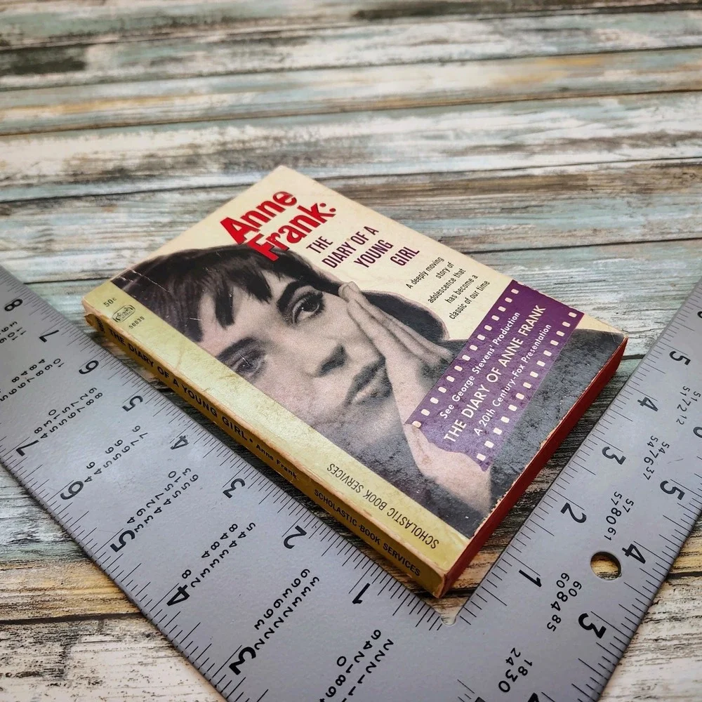 Anne Frank Diary‎ of a Young Girl Scholastic 50039 Vtg 1968 PB Movie Edition